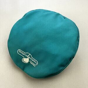Vintage Hawaii Golf Club Flat Cap Hat Teal Blue Sheraton Makaha Resort USA 90s
